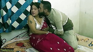 Indian XXX hot MILF bhabhi hardcore hookup with NRI devor! Clear hindi audio